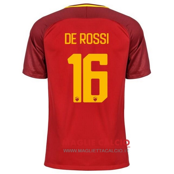 nuova maglietta roma 2017-2018 de rossi 16 prima